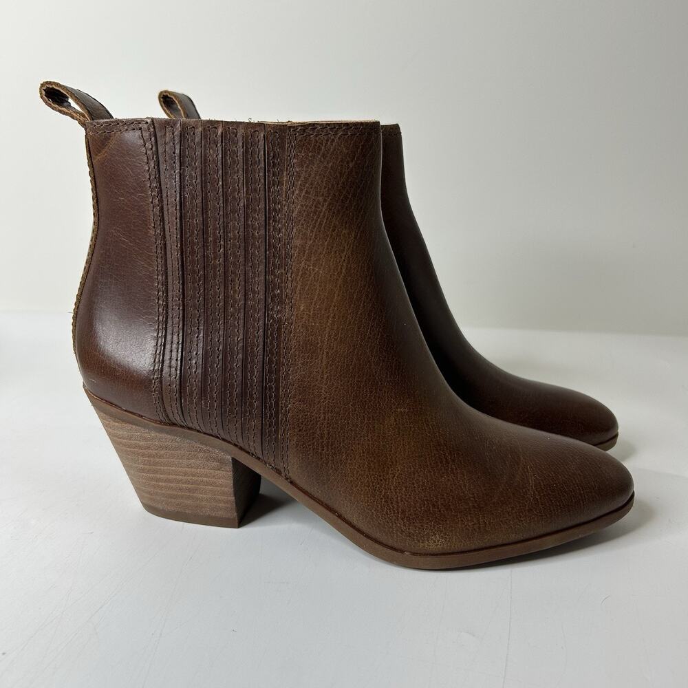 FRYE AND CO. Brown Leather Ankle Booties - Picture 3 of 7